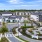 Aerial view of NOVO Avian Pointe's apartment community and outdoor amenities